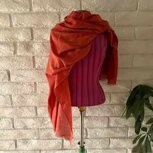 Mango Elegant Orange Scarf  B1-13
